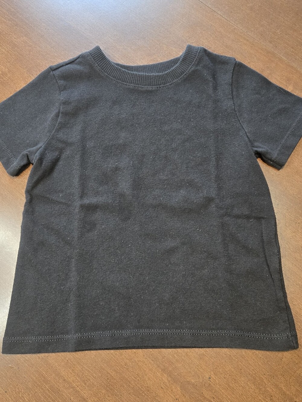 *SALE* Garanimals Black Solid Crew Neck Shirt Short Sleeve Baby Boys 18M